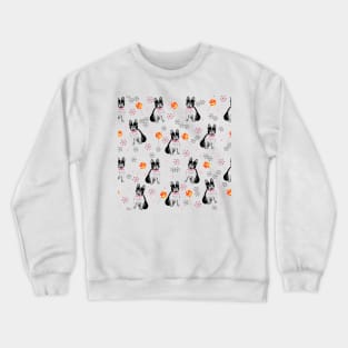 french bulldog and lollipop Crewneck Sweatshirt